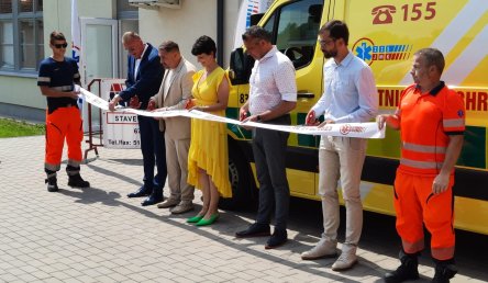 Jihomoravští záchranáři slavnostně otevřeli novou základnu v Miroslavi na Znojemsku